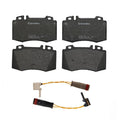 Set of 4 Low-Met Disc Brake Pads & Sensors for Benz W211 W219 CLS500 E350