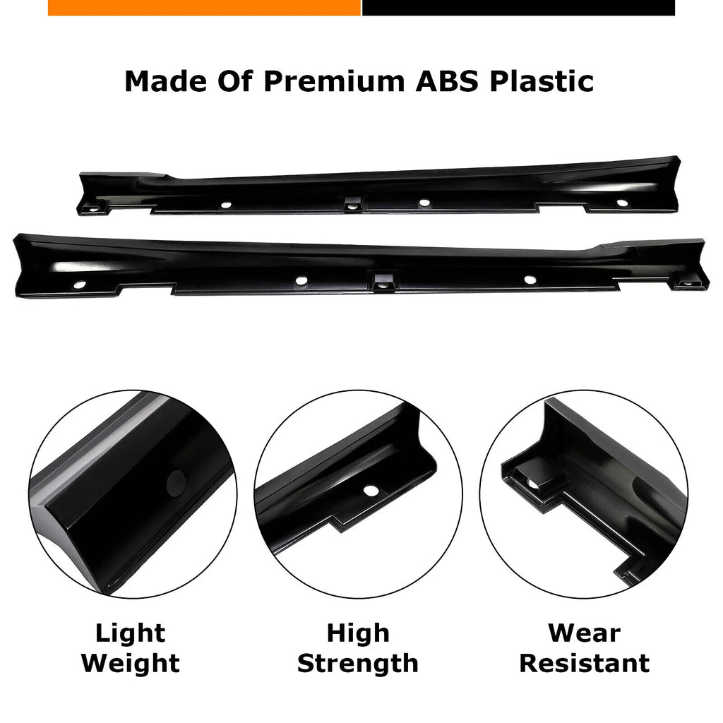 Add-on Side Skirts Extensions for Honda Accord 4 Door (2018–2022)