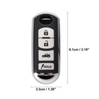 TPU Key Fob Cover Case for Mazda 3 (2014–2022) Silver Tone