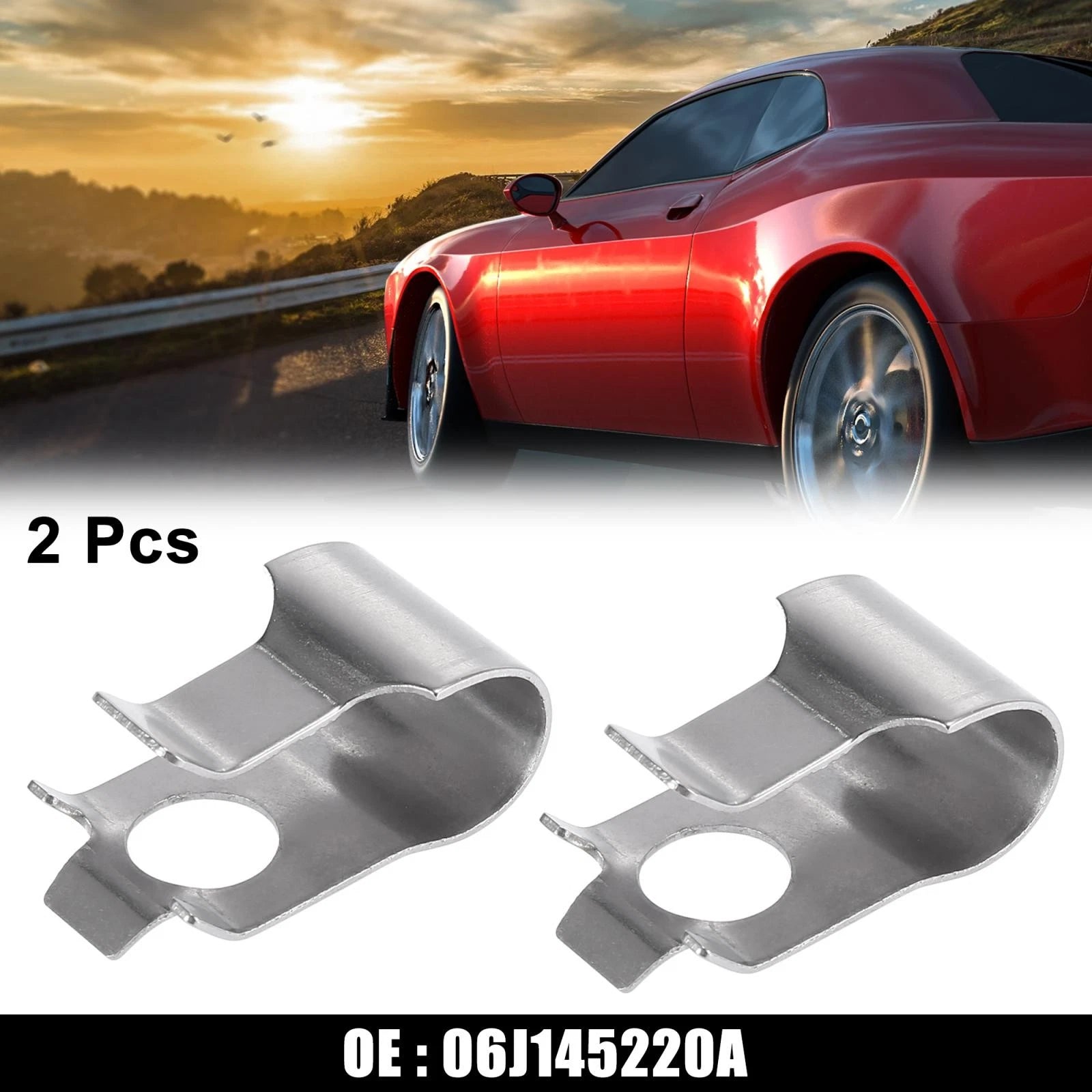 2X Turbo Retaining Clip 06J145220A for VW Audi Seat 2.0T (2006–2018)