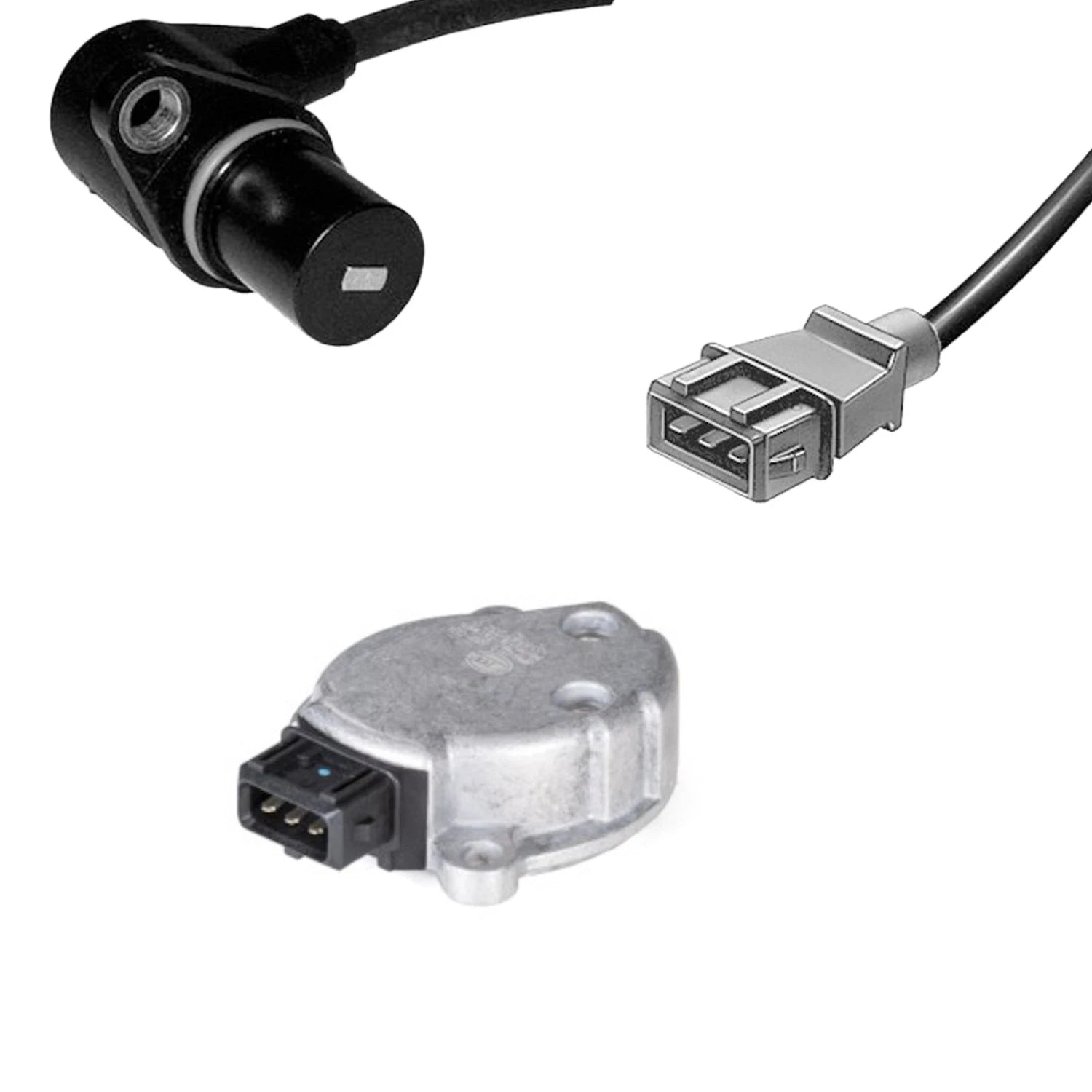 Cam & Crank Position Sensors Kit for Audi A4, A4 Quattro, VW Passat (1996–2005)