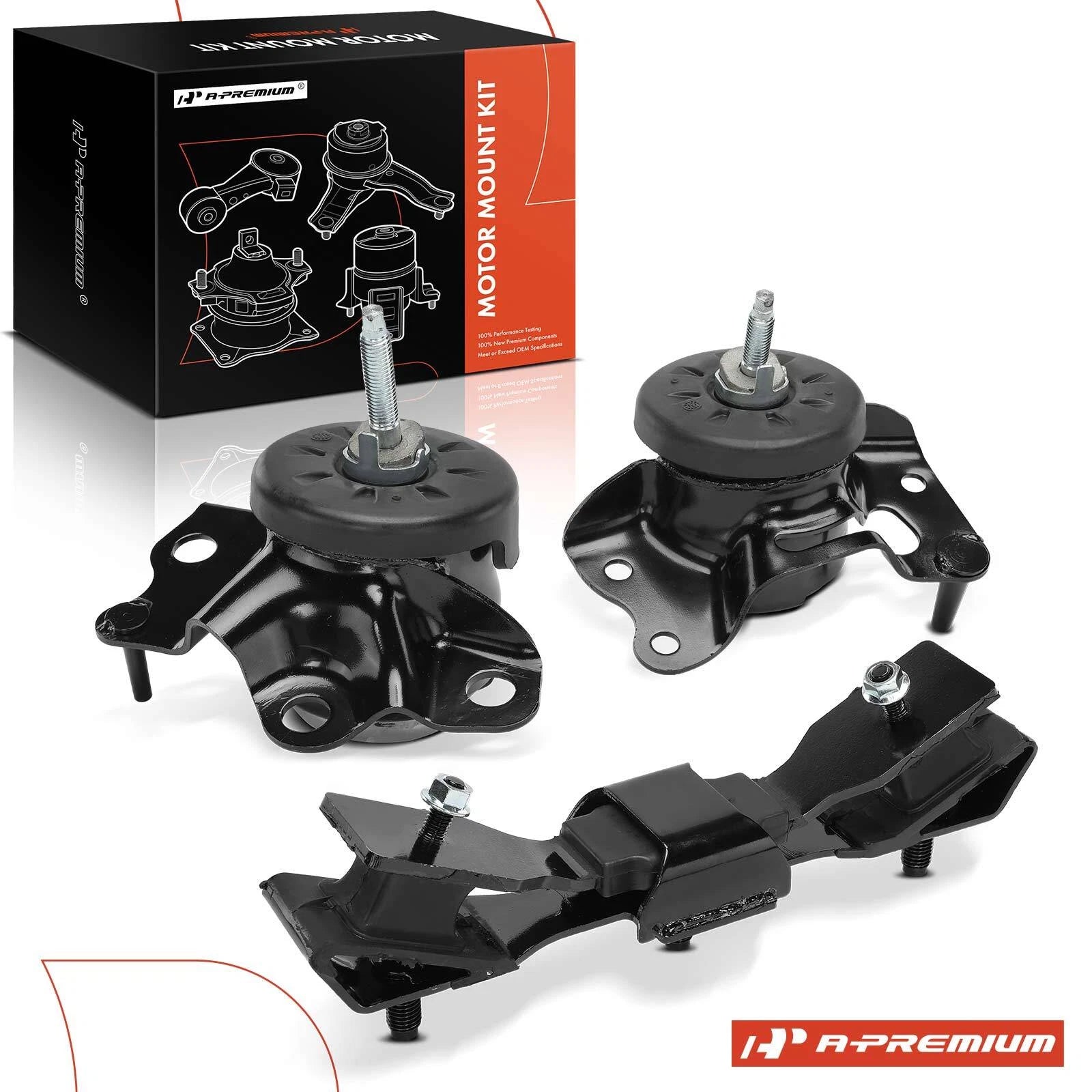 3X Engine Motor & Transmission Mounts for Jeep Wrangler 