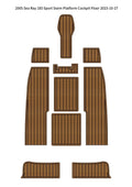 EVA Foam Teak Flooring Cockpit Pads for Sea Ray 185 Sport (2005)