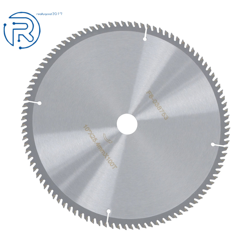 10-Inch 100 Tooth Carbide Saw Blade for Wood