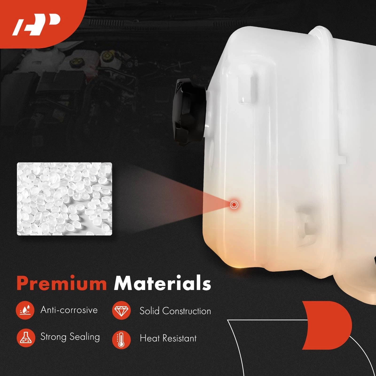 Engine Coolant Reservoir with Cap for Kia Sportage (2011-2013)