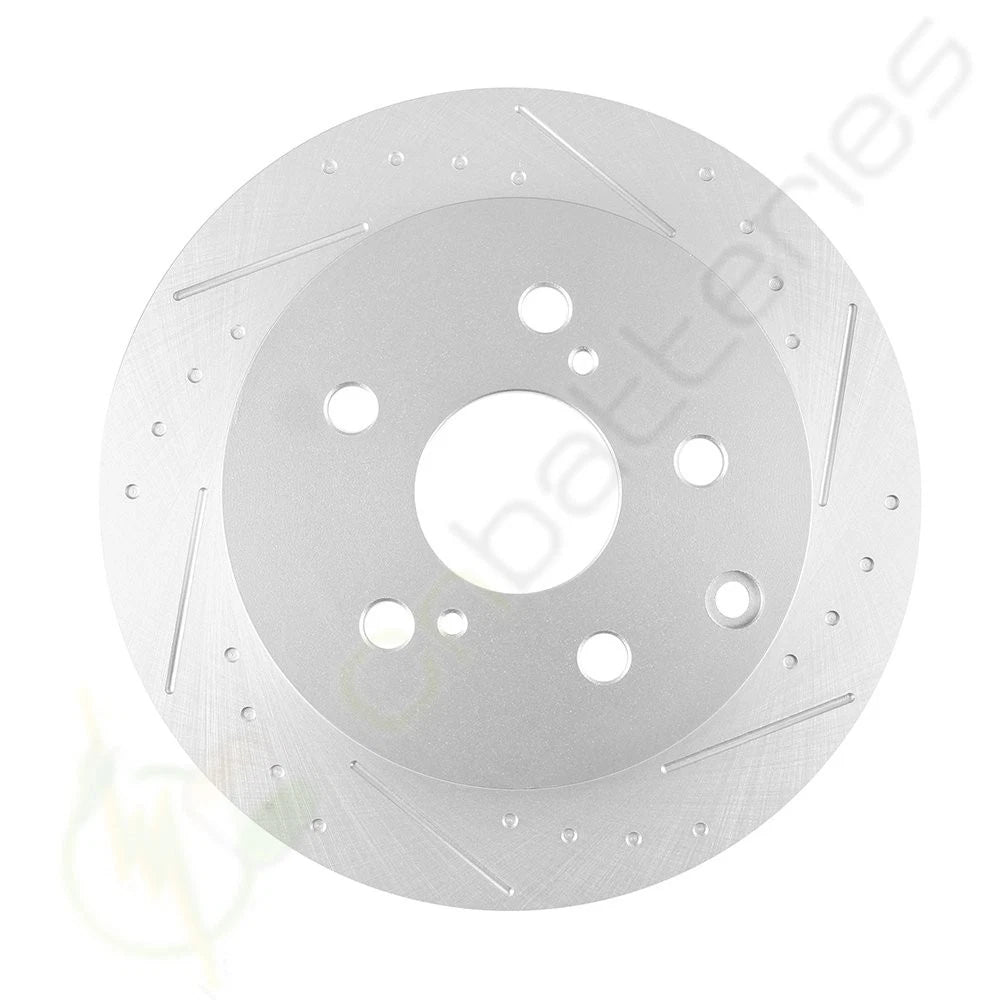 Rear Brake Discs Rotors for Toyota RAV4 LE XLE, Lexus HS250h (2010–2015)