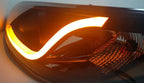 Blackout Headlight with Dual Function LED for Peterbilt (2010–2024)