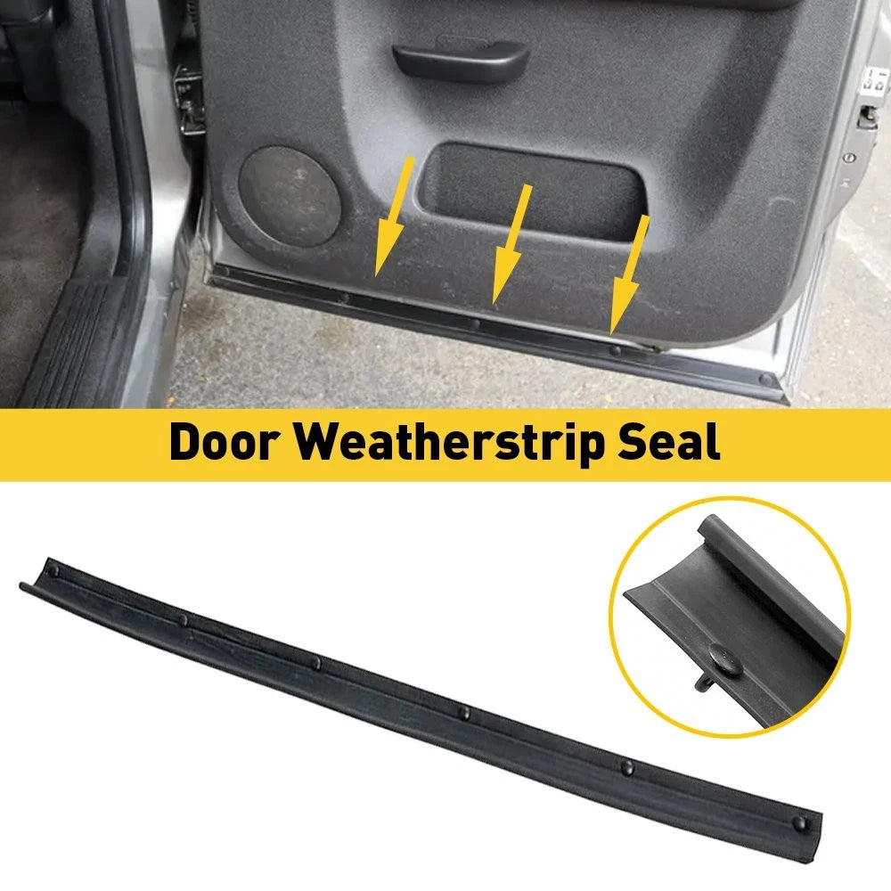 Set of 2 OEM Rear Lower Weatherstrip Seals for Ford Super Duty (1999–2016)