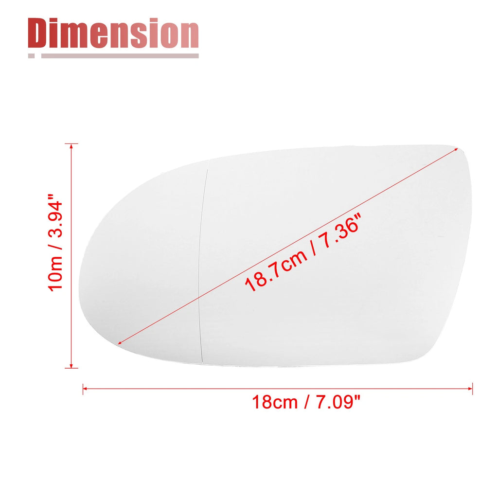 Heated Rearview Mirror Glass for Mercedes-Benz SL500 SL550 (2003–2009)