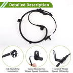 ABS Wheel Speed Sensor for Kia Sorento (No. 95670C5000/58930C0000)
