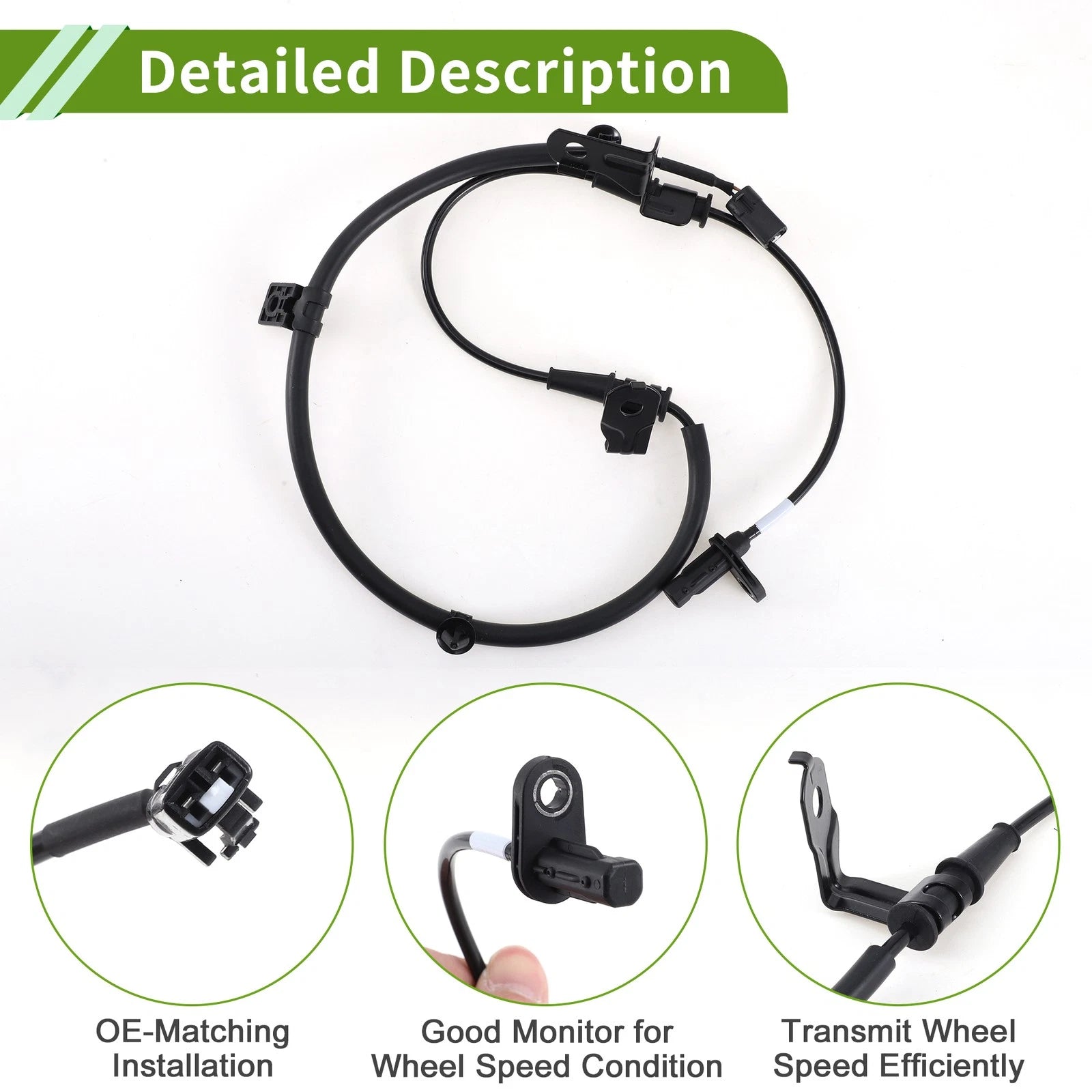 ABS Wheel Speed Sensor for Kia Sorento (No. 95670C5000/58930C0000)