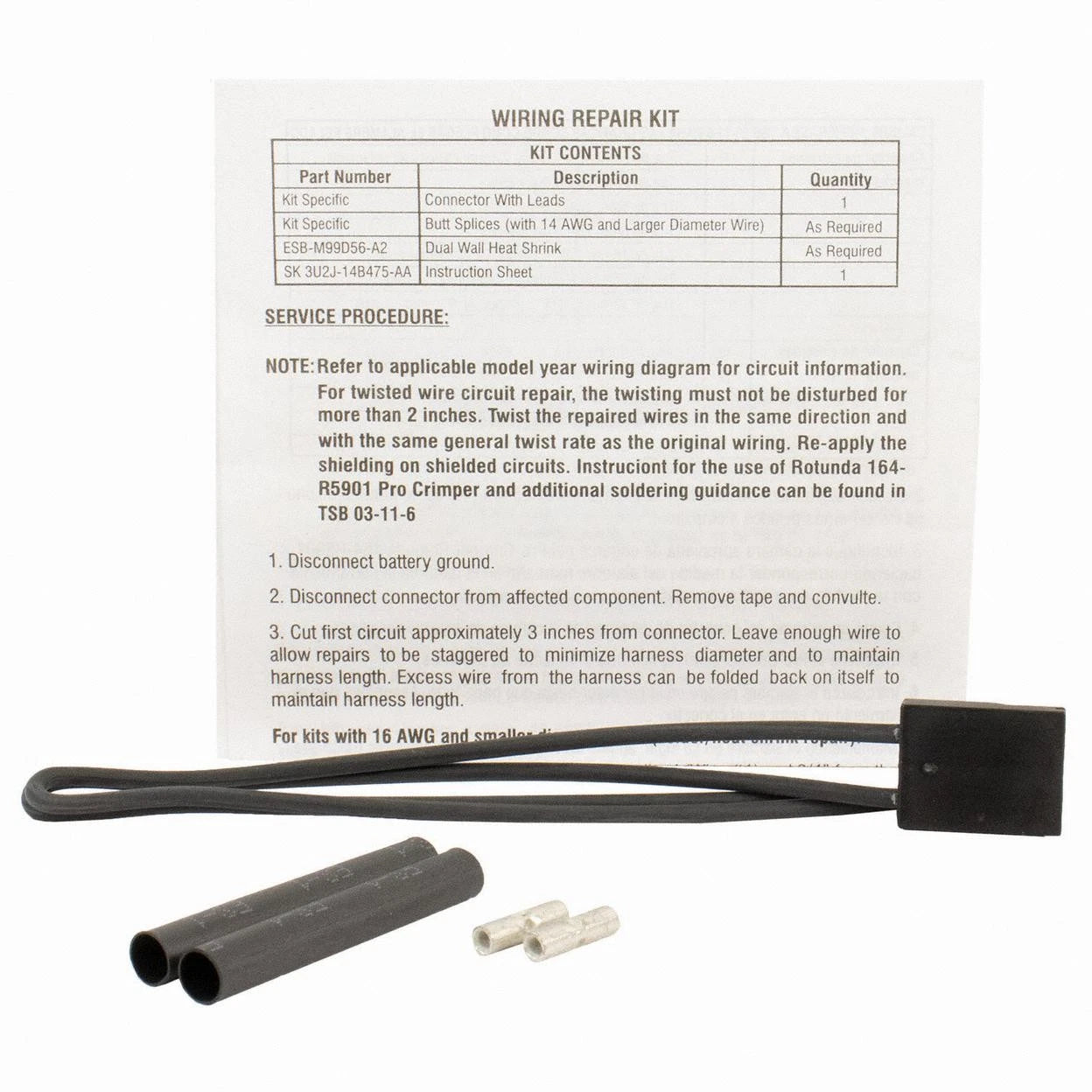 Motorcraft WPT-1137 Back Up Light Connector for Ford Focus, Transit Connect (2012–2018)