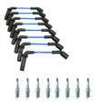 NGK Wire Set & 8 Laser Platinum Spark Plugs for Envoy XLL, Express 3500 (2002–2005)
