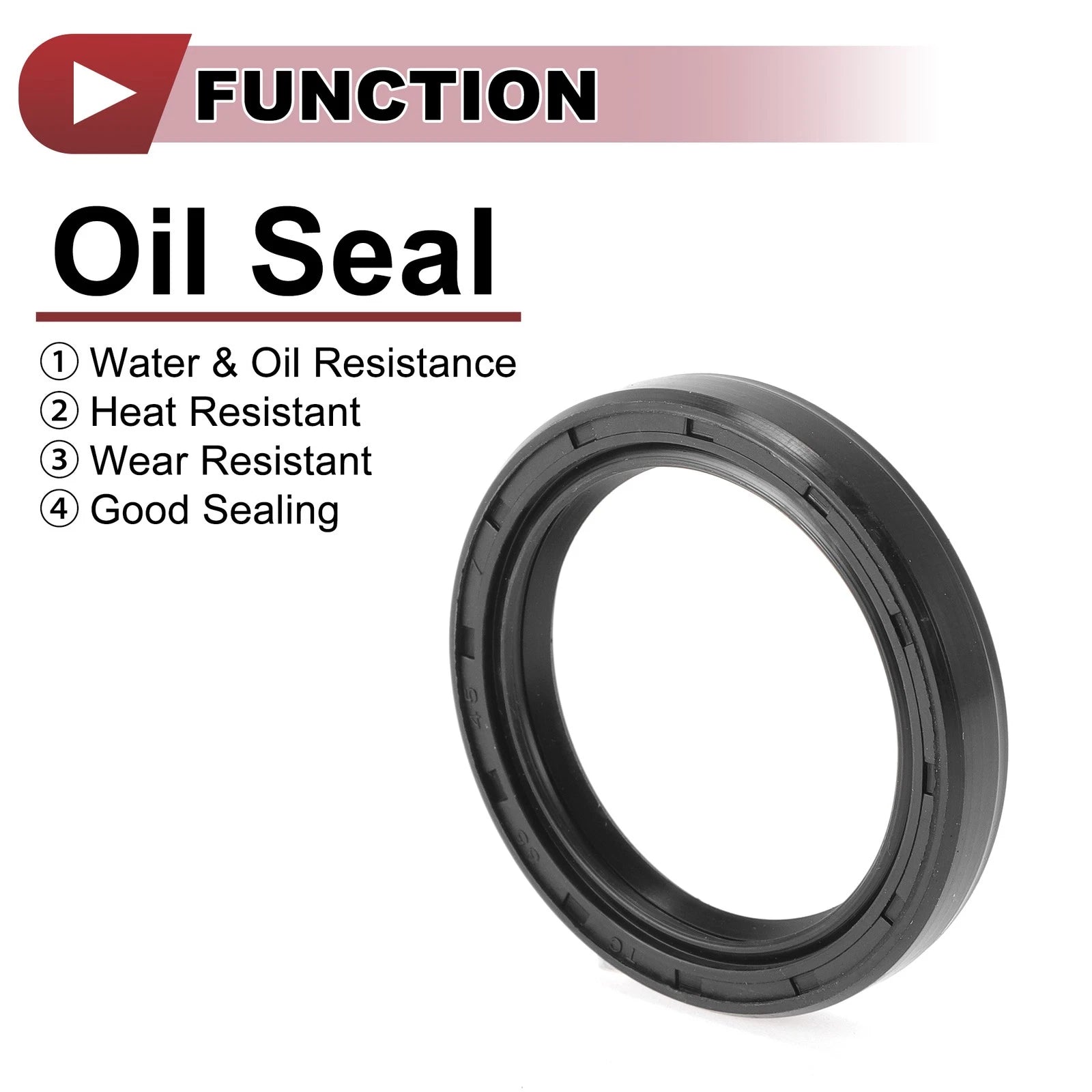 Set of 5 Rotary Shaft Oil Seals 35x45x7mm Nitrile Rubber 672668828687