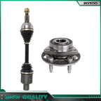 Front Right CV Axle Shaft + Wheel Hub Bearing for GMC Terrain (2010–2016)