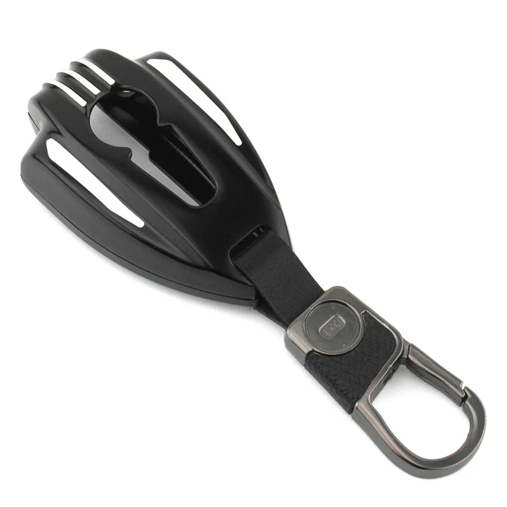 Black Moto Key Case Cover for BMW R18 Classic Bagger (2020-2023)