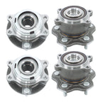2X Front & 2X Rear Wheel Hub Bearing Assembly for Nissan Altima (2008–2012)