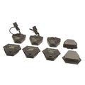 Set of 8 Front Brake Pads for Audi A6 Quattro S4 S46 VW Passat (321mm Disc)