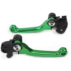Brake Clutch Levers Set of 2 for RMZ450 (2005–2022) Green Aluminum