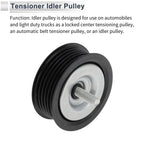 Drive Belt Idler Pulley for Mercedes-Benz W212 (2009-2014) Black 1 x Pc