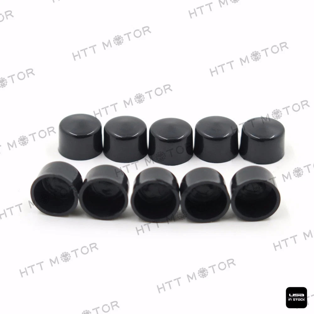 10pcs Allen Socket Bolt Cap Dress Kit for Harley-Davidson (Misc)