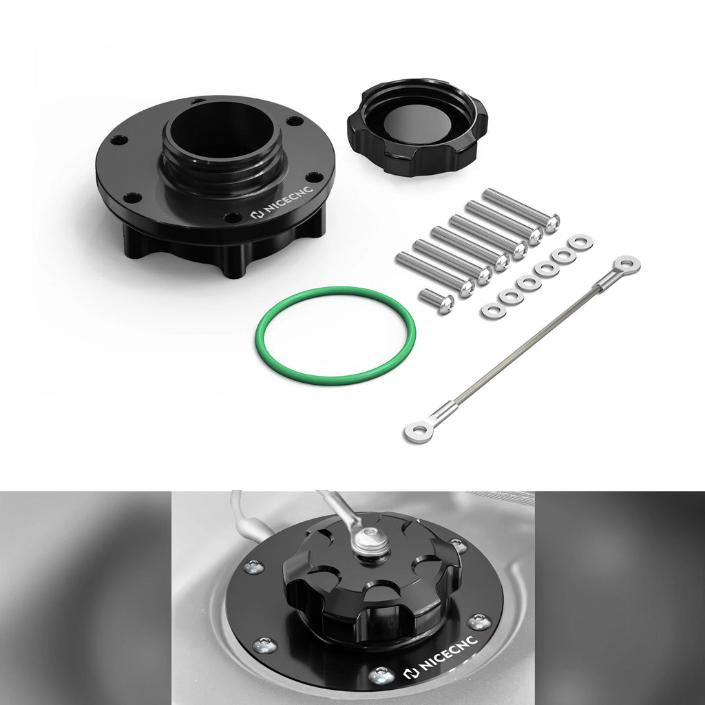 Fuel Filler Cap Oil Filler Cover Kit for KTM 790 Adventure R/S/Rally (2019–2023)