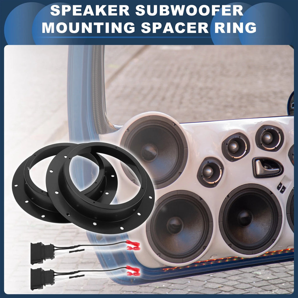 Set of 2 Speaker Spacer Rings for Volkswagen Caddy (2004–2015)