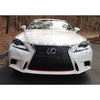 Red Front Grille Pinstripe Trim Sticker Decal for Lexus IS (2014-2017)