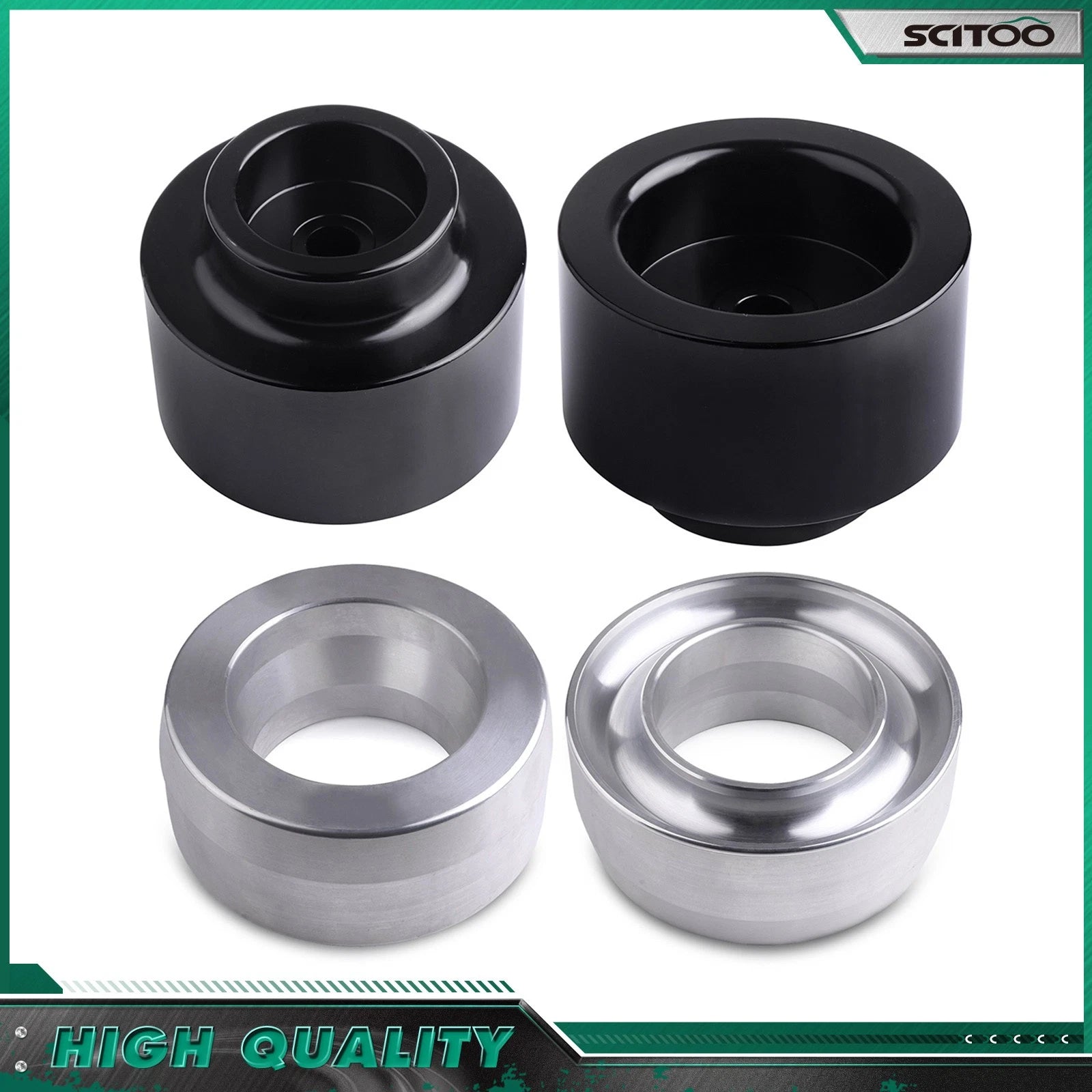 4X 2.5" Front 2" Rear Leveling Kit for Dodge Ram 1500 (2009–2018) 2WD
