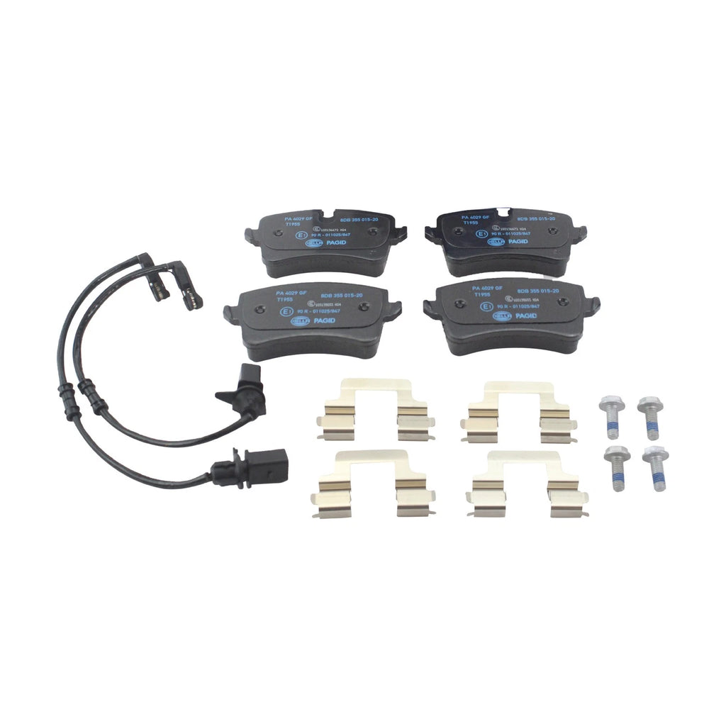 Set of 4 Pagid Rear Disc Brake Pads with Sensors for Audi A8 Quattro S8