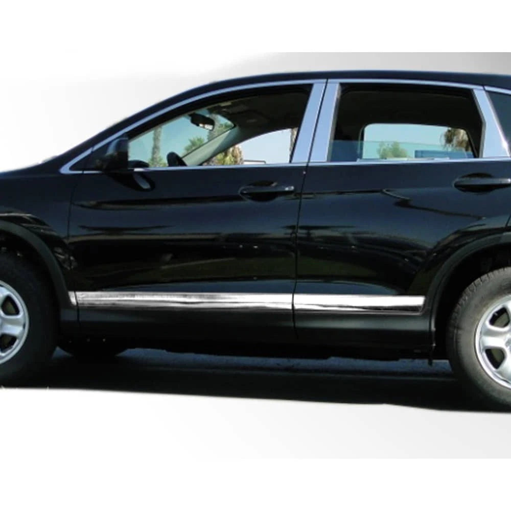 6pc Stainless Steel Rocker Panel Kit for 2012-2016 Honda CR-V