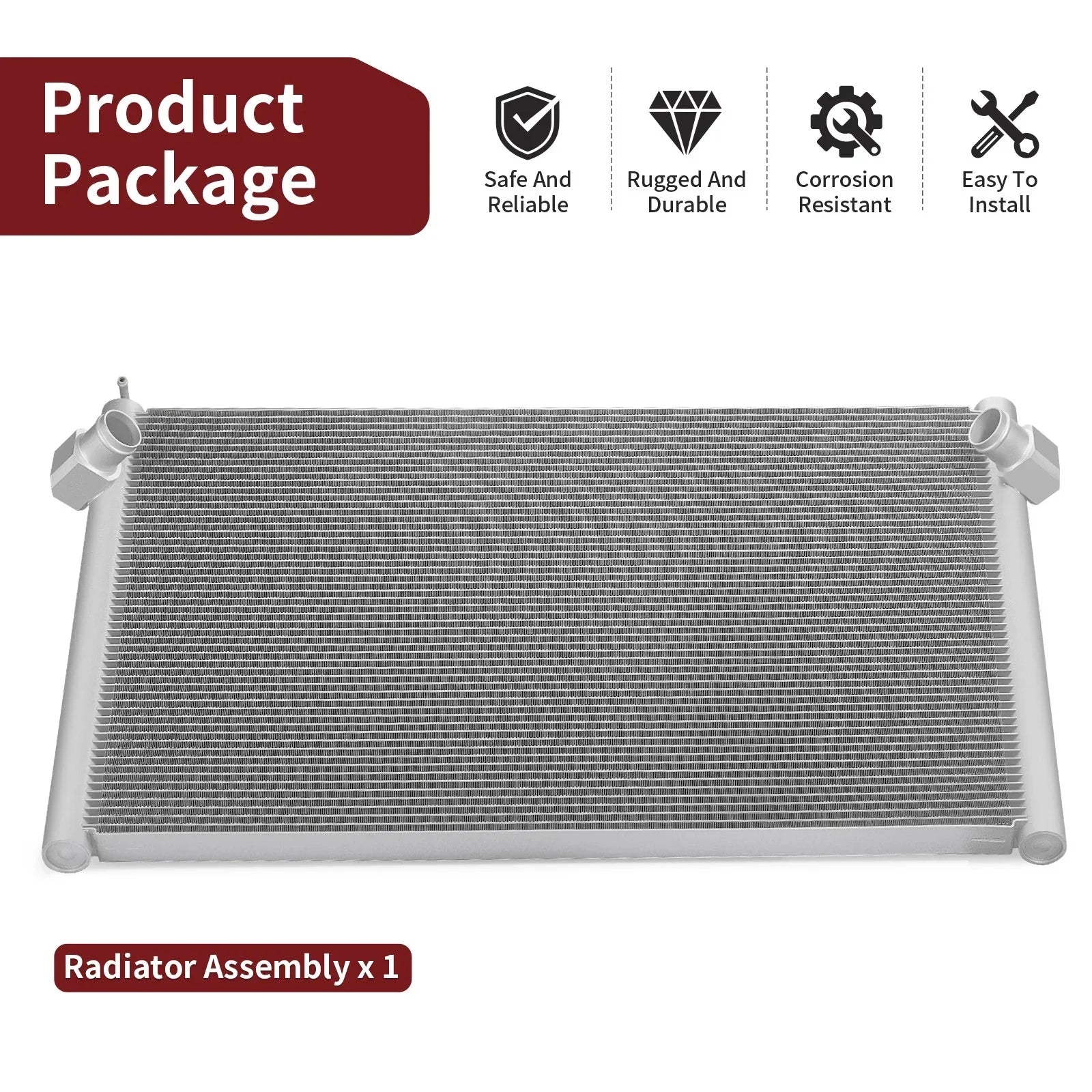Radiator Assembly for Polaris RZR Pro R S 4 Turbo R 4 (2022–2025)