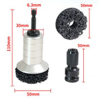 Aluminum Car Wheel Hub Rust Removal Tool for Electric Drills