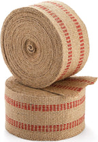 2 Pack Jute Webbing Tape 3.5" x 10 Yd for Upholstery