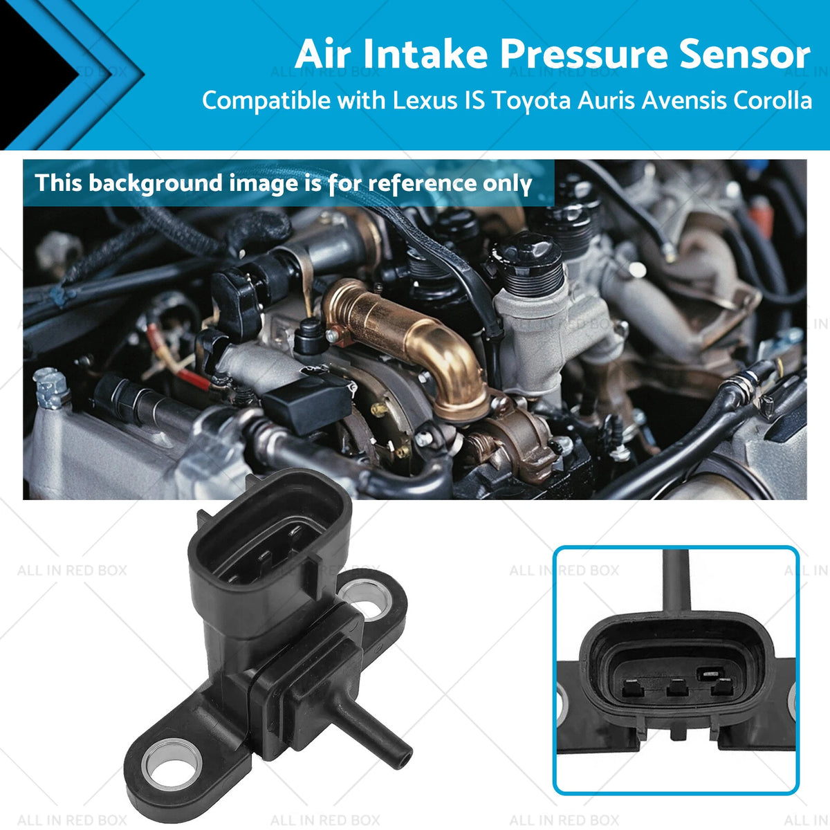 Air Intake Pressure Sensor for Lexus IS, Toyota Auris, Avensis, Corolla