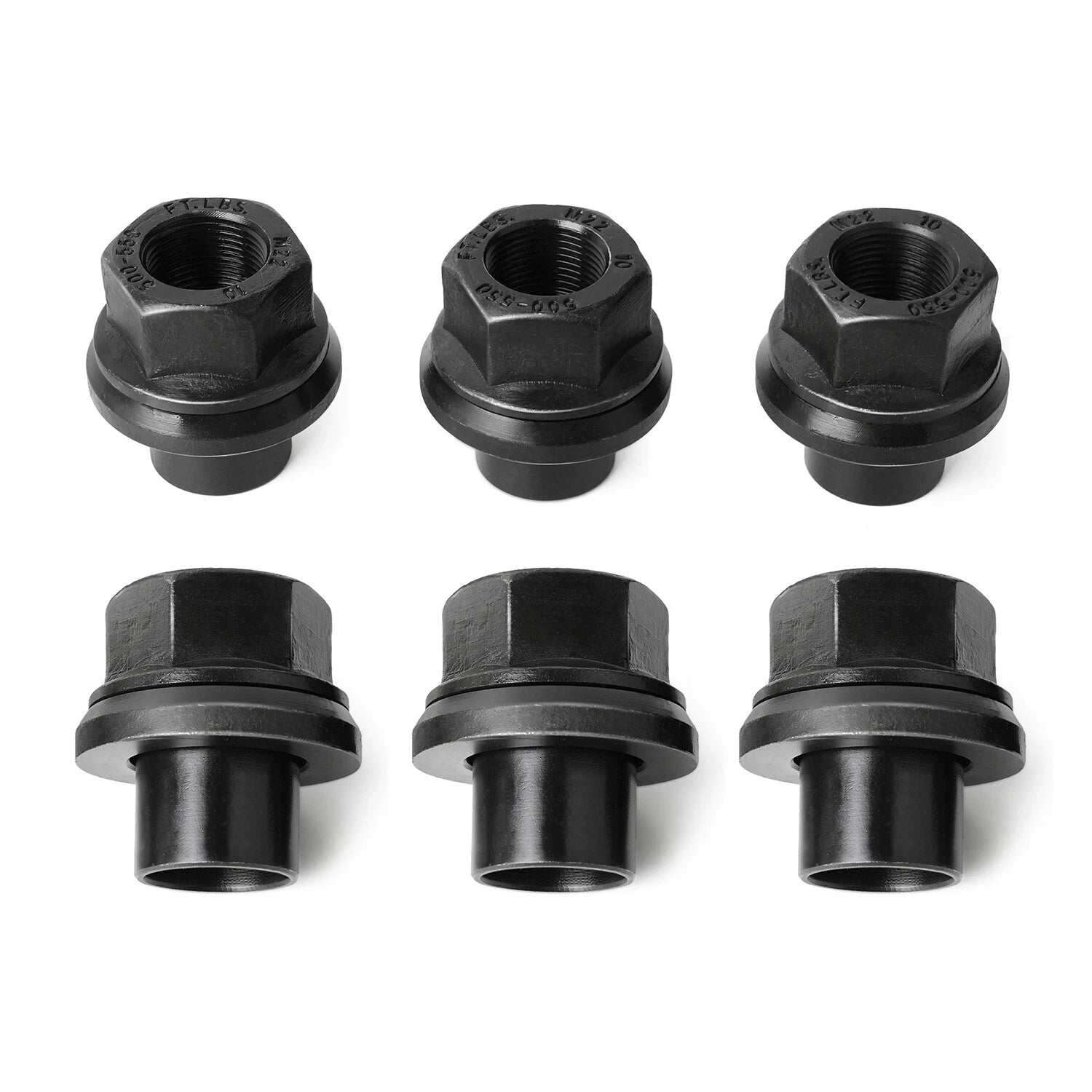 Set of 6 Wheel Nuts M22x1.5 x 19mm for (M22-1.5x19mm)