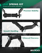 Rear Leaf Spring Shackle Kit for Chrysler Dodge (2001–2007) 722-080