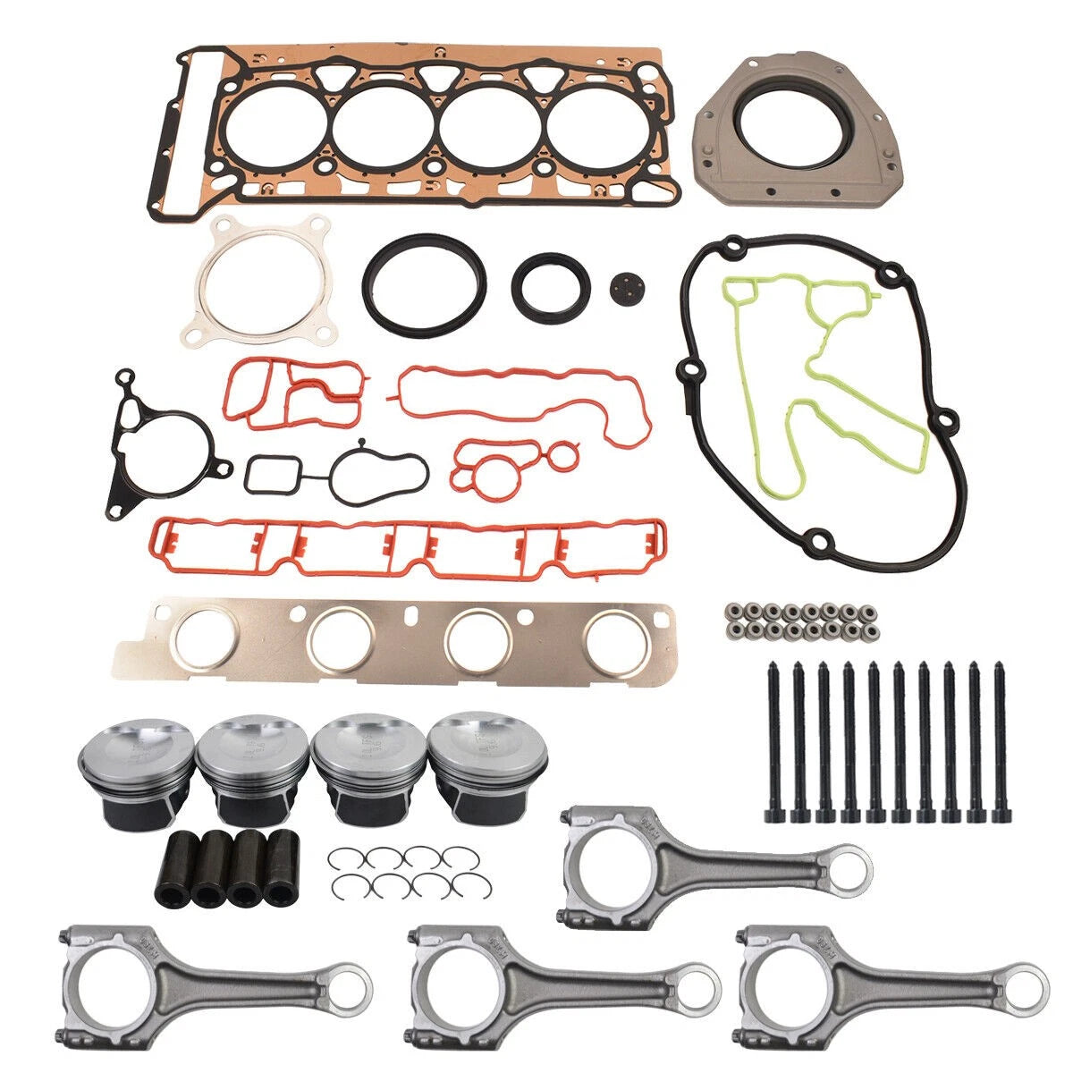 Piston Rods Head Gaskets Kit 23mm for Audi A4 Quattro Q5 VW GTI Jetta (2005–2016)