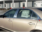 6pc. Luxury FX Stainless Steel Window Pkg (w/o Posts) for 2006 Lincoln Zephyr
