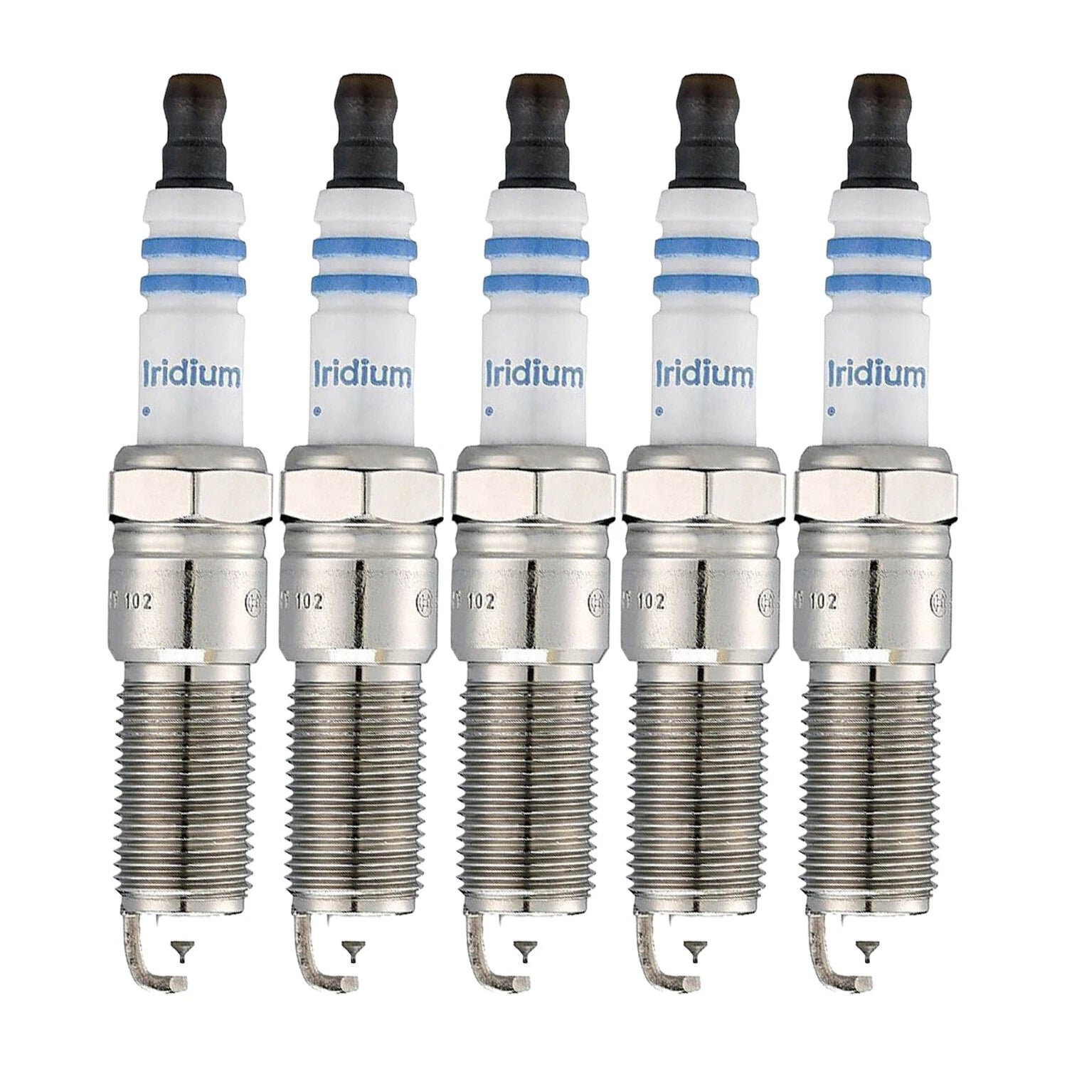 Set of 5 Bosch OE Fine Wire Double Iridium Spark Plugs for Canyon i-350 (2004–2006)