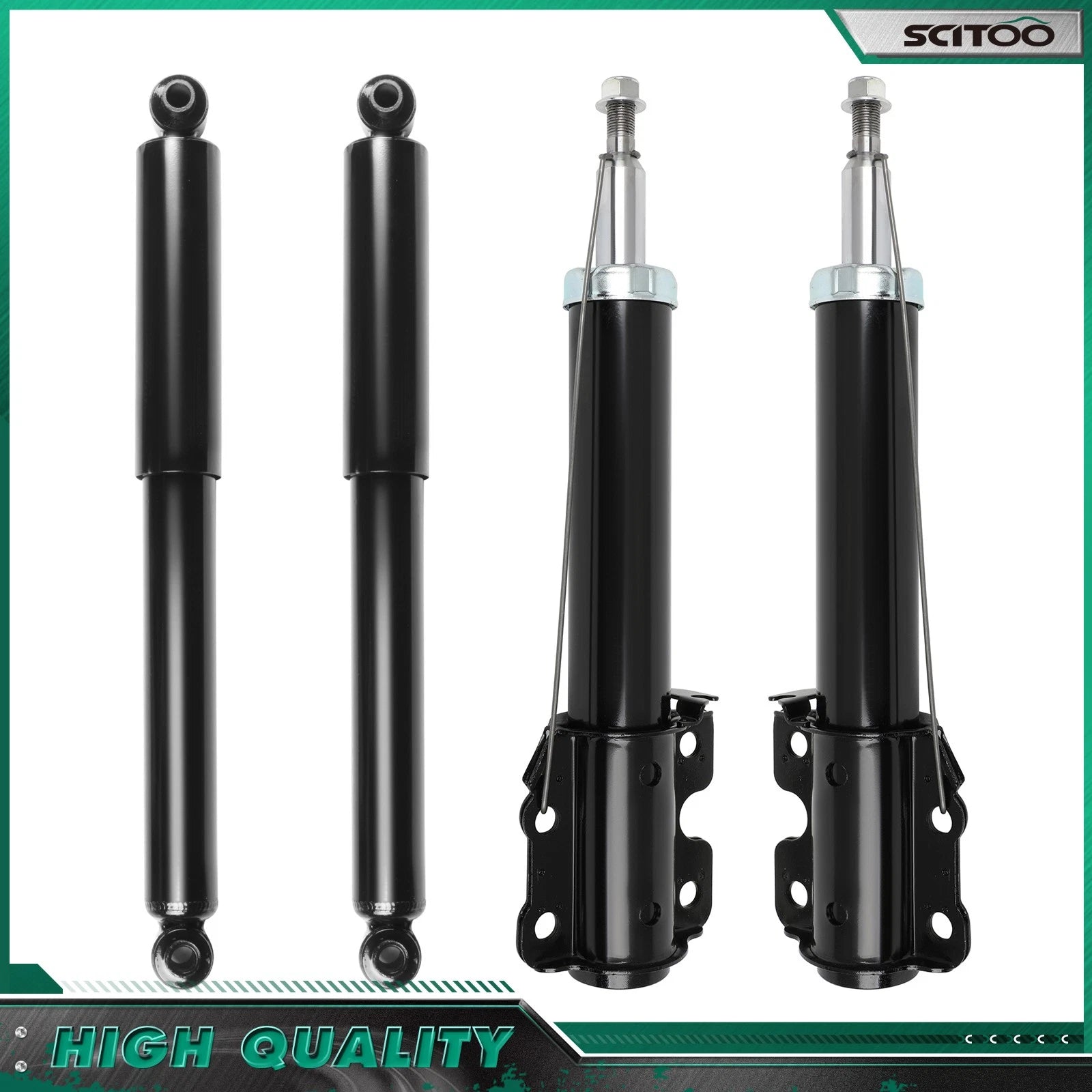 Set of 4 Suspension Strut Shocks for Dodge Sprinter 3500 (2007–2018)