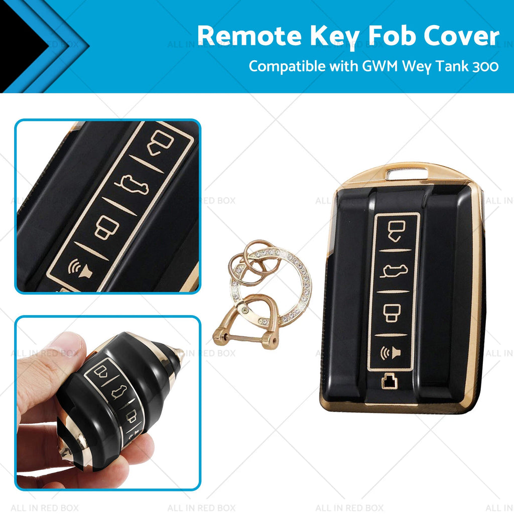 Soft TPU Key Fob Cover for Great Wall GWM Wey TANK 300 (2021–2023)