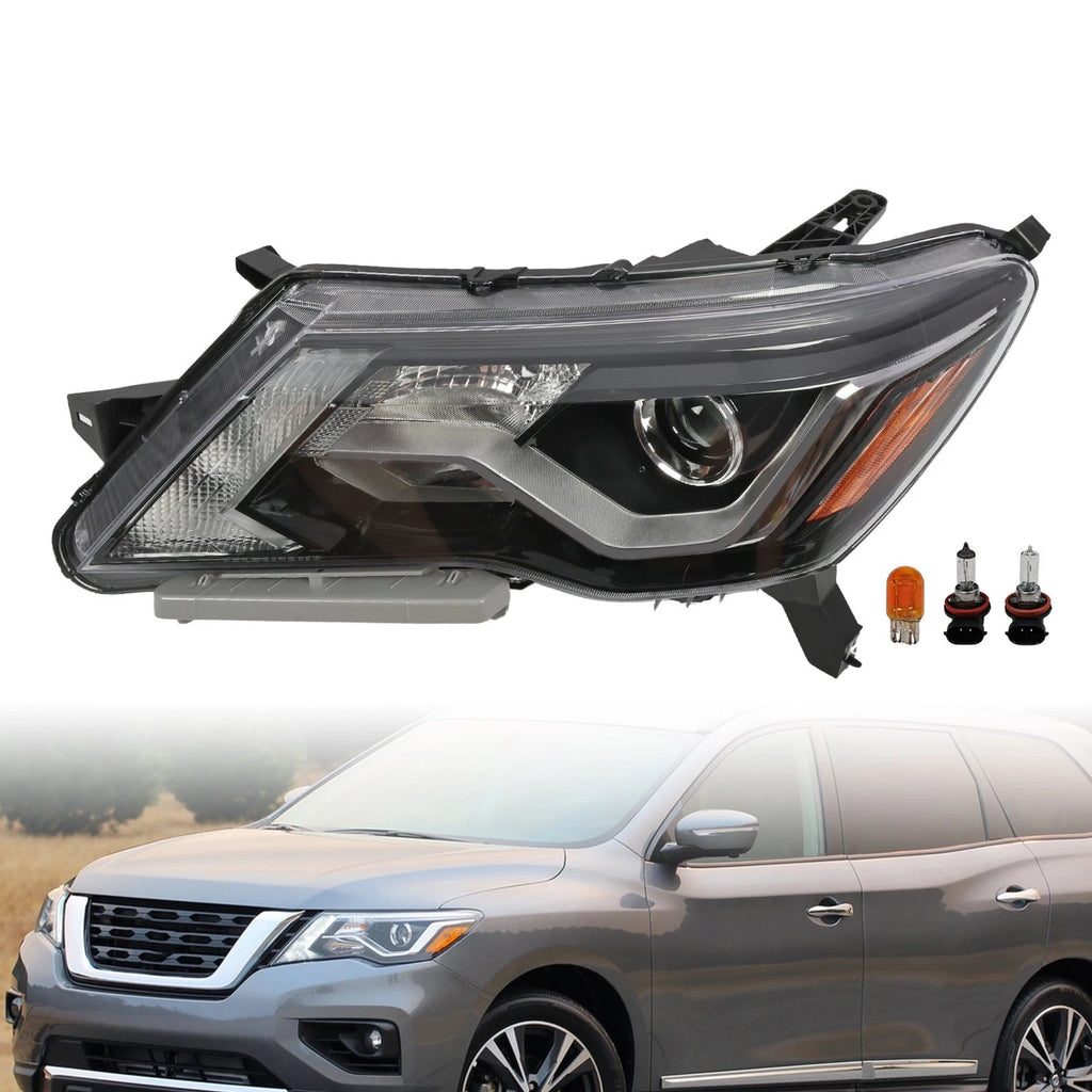 Headlight for Nissan Pathfinder (2017–2020) Halogen LED DRL LH 260609PF9A