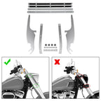 Chrome Windshield Mount Bracket for Harley Heritage Softail (2016–2023)
