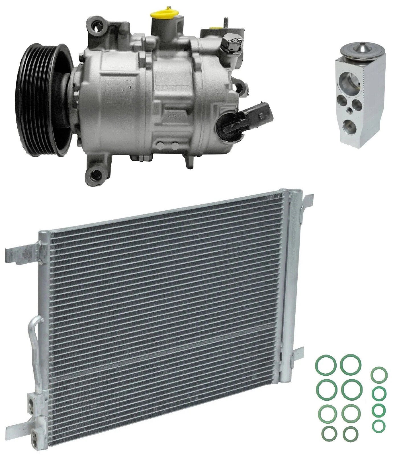 A C Compressor Kit with Condenser for Volkswagen Golf 2.0L (2019–2019)