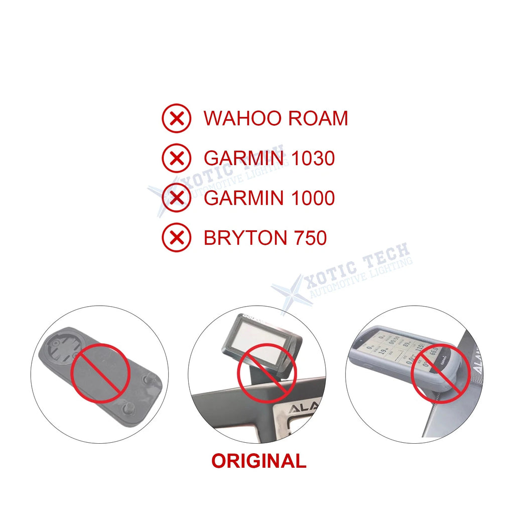 Lightweight Bike Handlebar Out Front Computer Mount for Wahoo Roam (2020-2025)