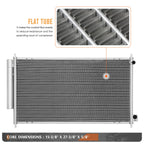 A/C Condenser for Acura TSX (2004–2008) Aluminum Core Replacement