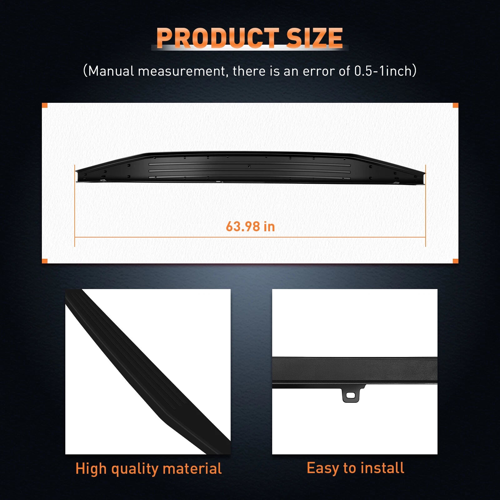 Tailgate Molding Trim Cover for Ford F-150 (2015-2020)