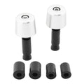 Handlebar Grips & End Caps for Universal Motorcycle (1in/25.4mm)