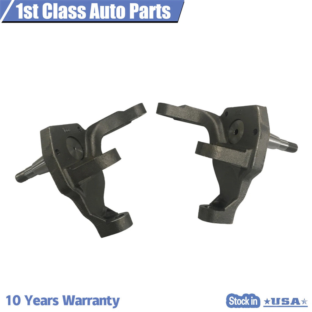 2X 2-1/2" Drop Spindles for VW Bug (1966–1976) - Ball Joint, Drum Brakes, 22-2859